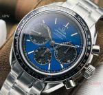 TW Factory Omega Speedmaster 7750 Chronograph Watch Stainless Steel Blue Dial